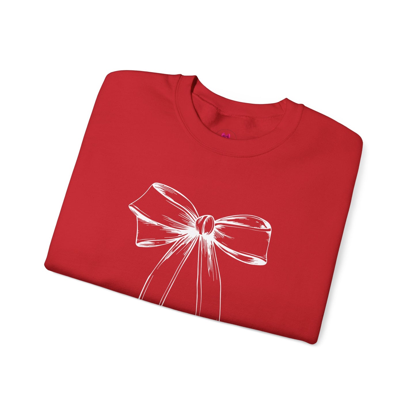 White Bow Sweatshirt