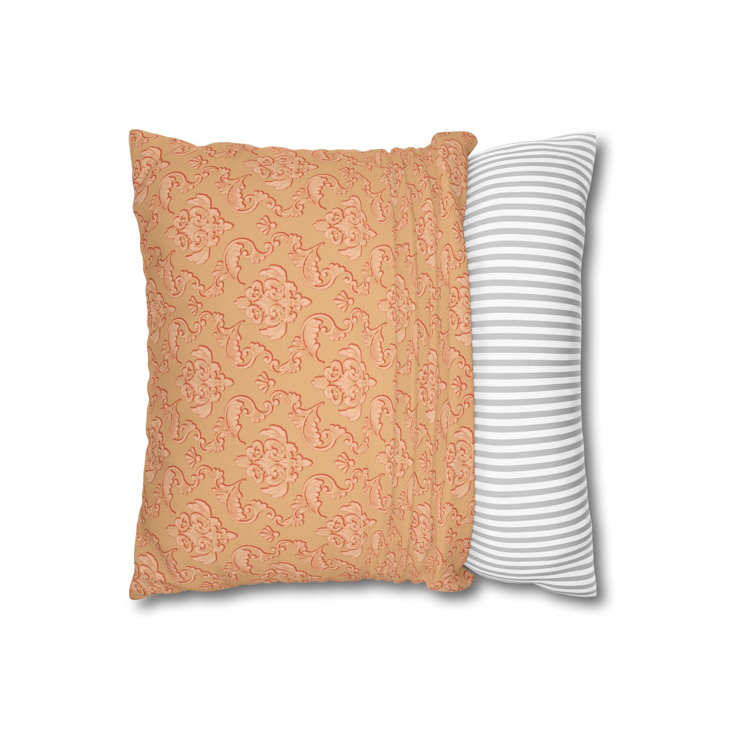 Whistledown Dream Pillow Case-Yellow Damask Suede