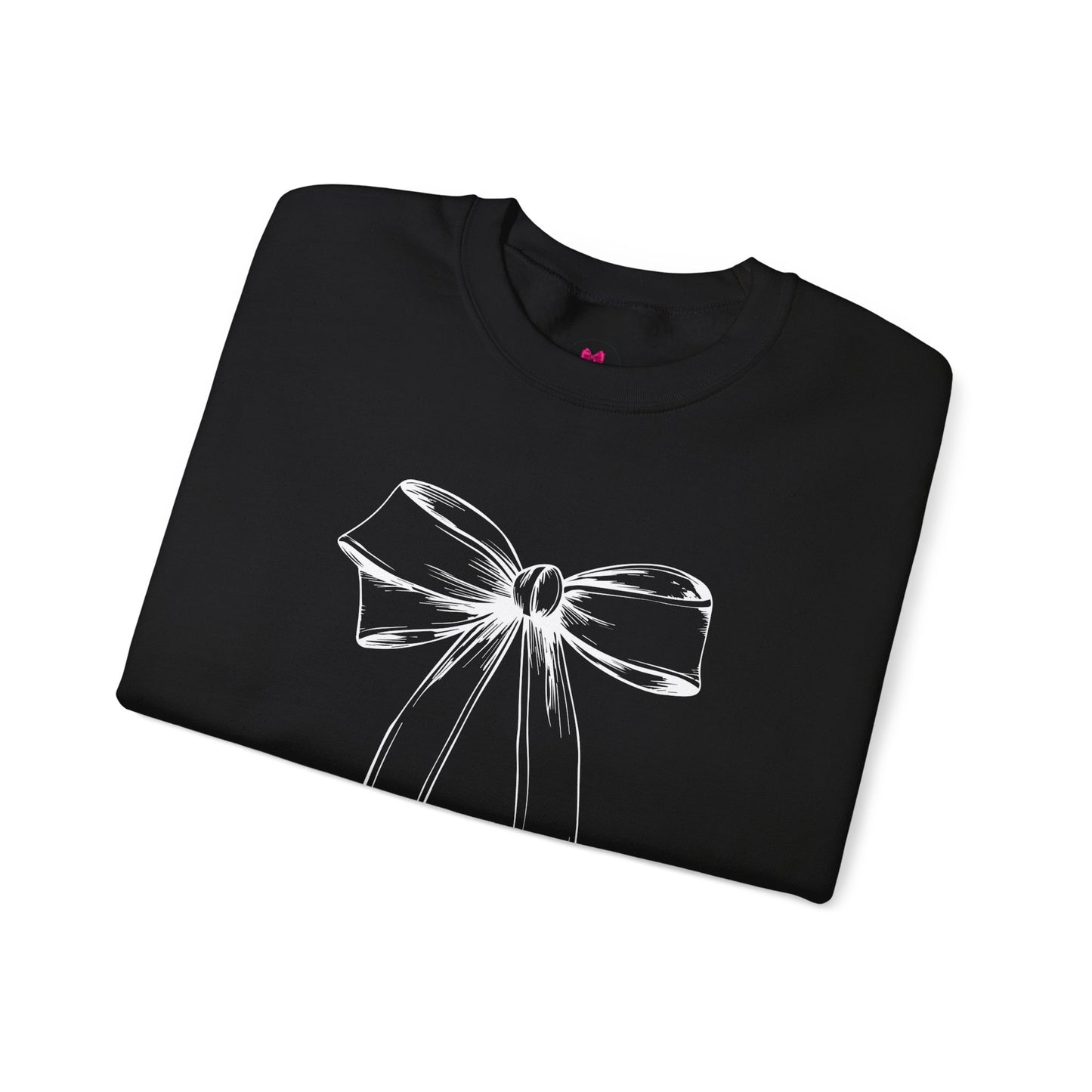 White Bow Sweatshirt