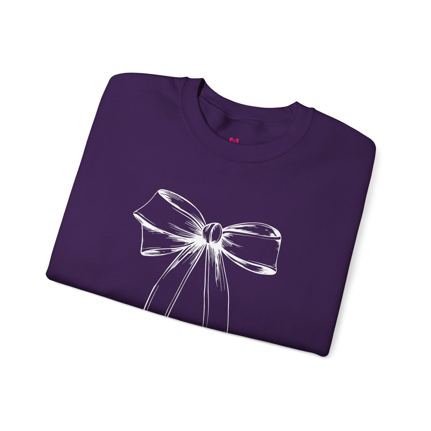 White Bow Sweatshirt