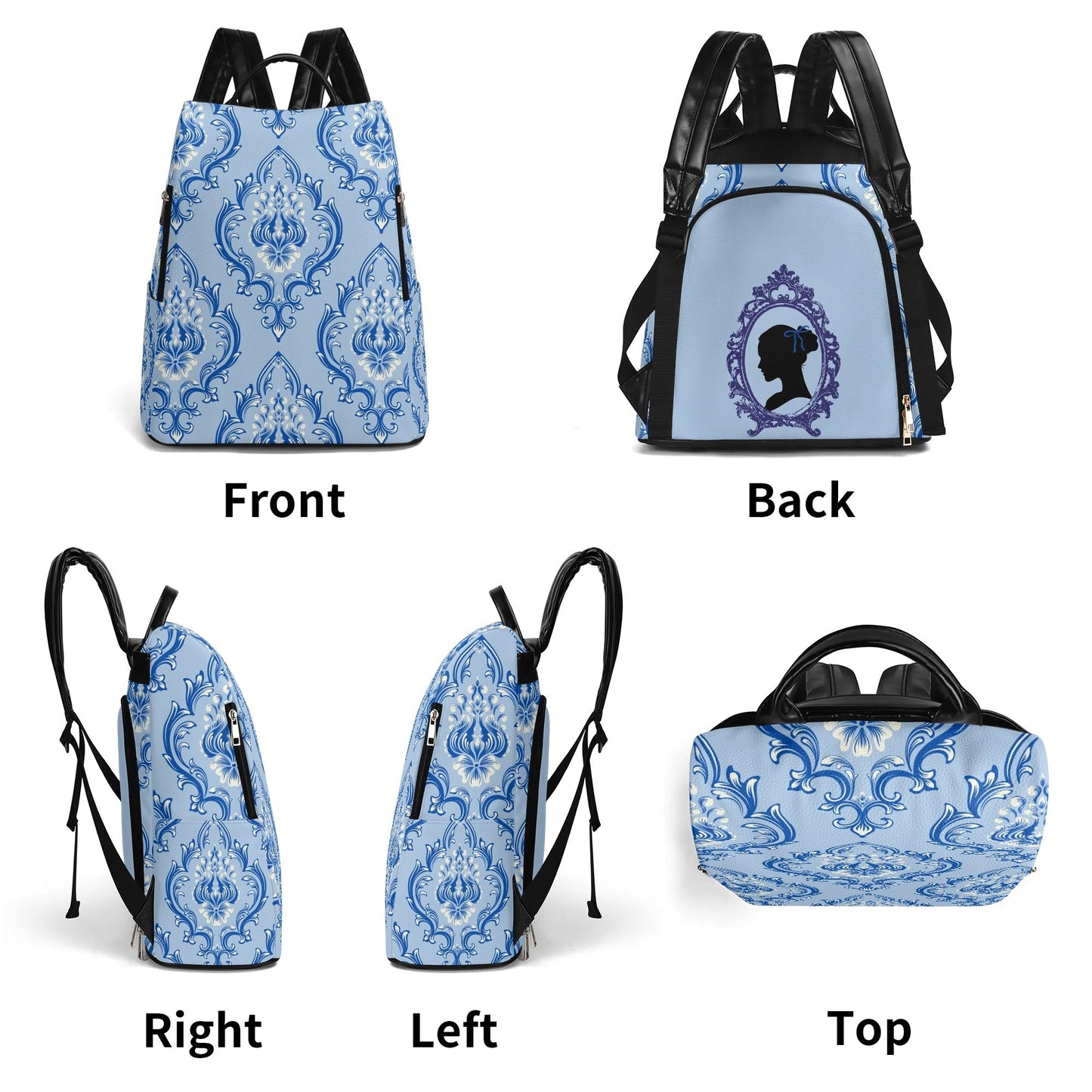 The Duchess Backpack-Blue