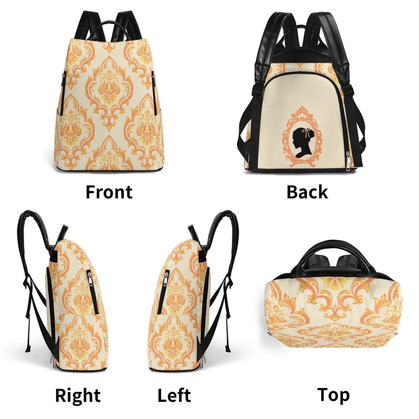 The Duchess Backpack-Yellow