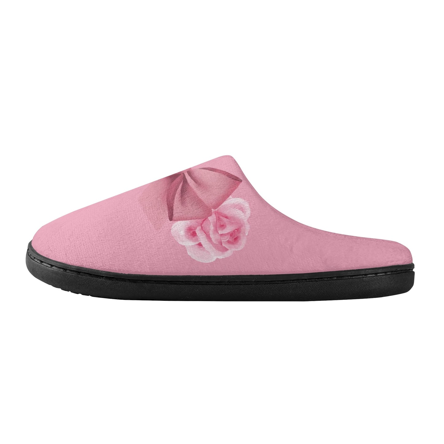 Whistledown Whisper Slippers-Floral bow