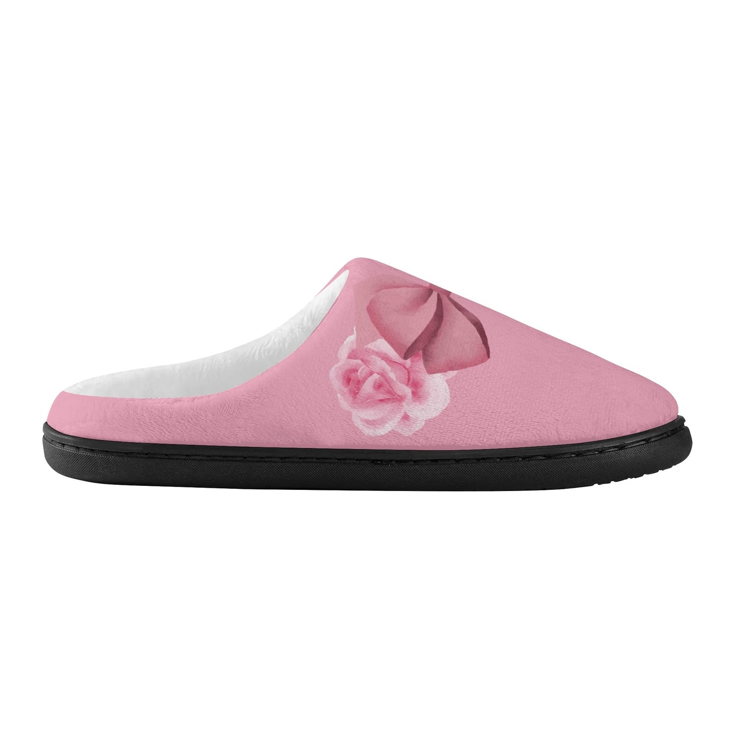 Whistledown Whisper Slippers-Floral bow