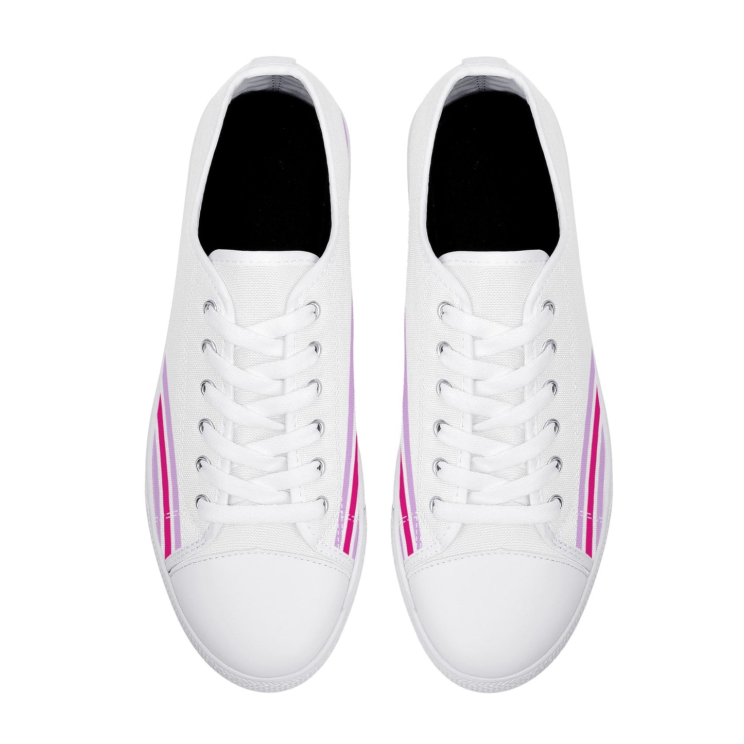 Purple Stripes Canvas Shoes