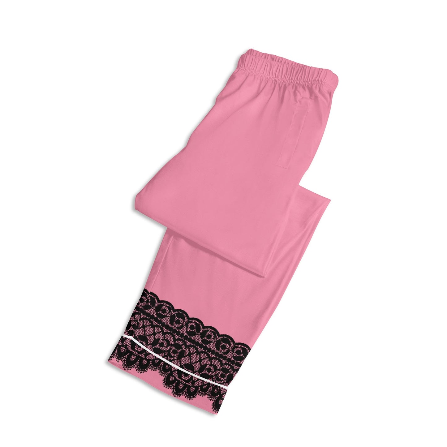 Bow Lace PJ set-Pink