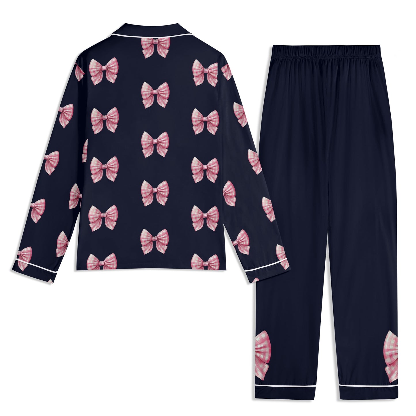 Midnight Bows PJ set-Navy
