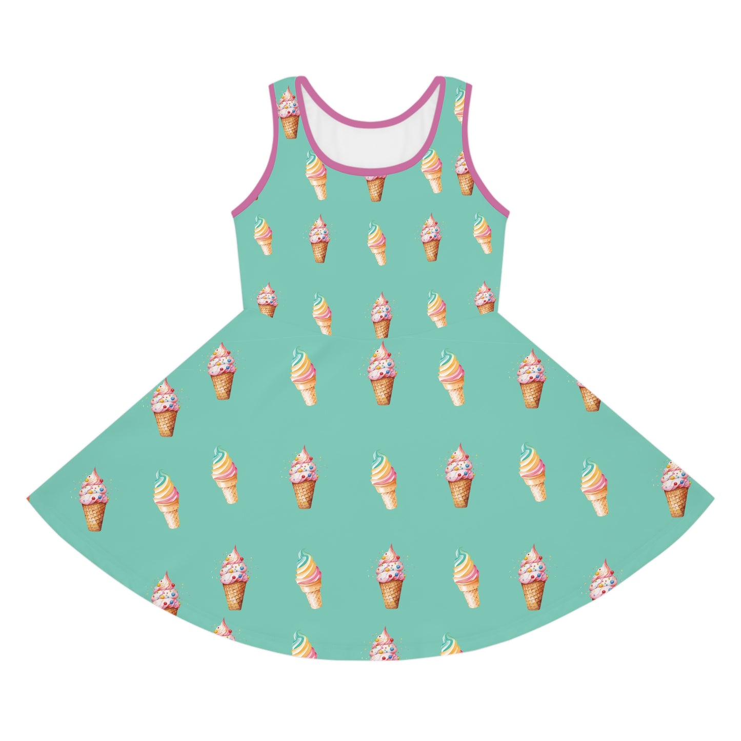 Icrecream Dress-Green