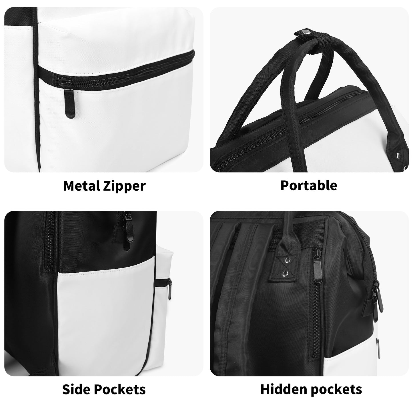 Bow Floral Diaper Bag