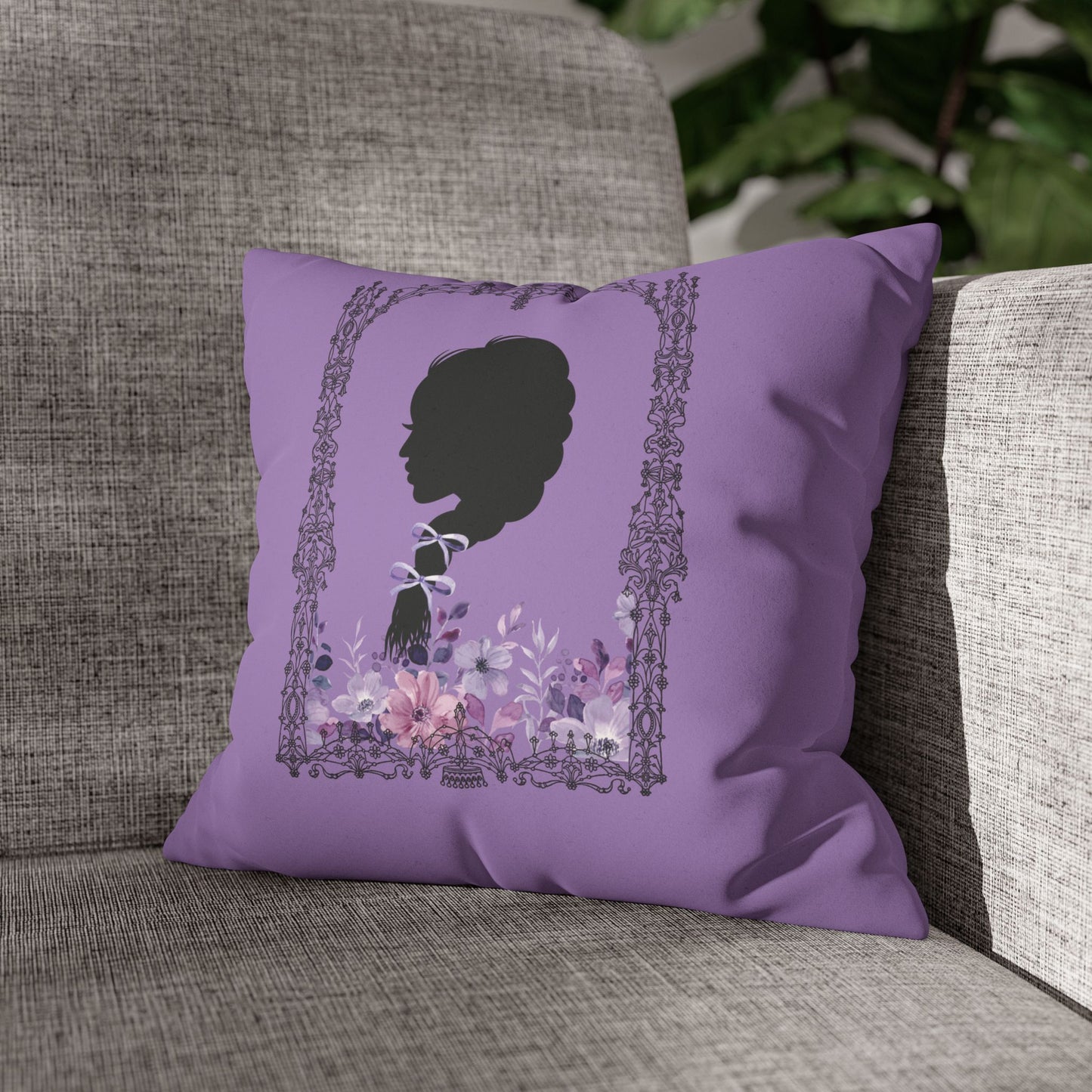Whistledown Dream Pillow Case-Purple Suede