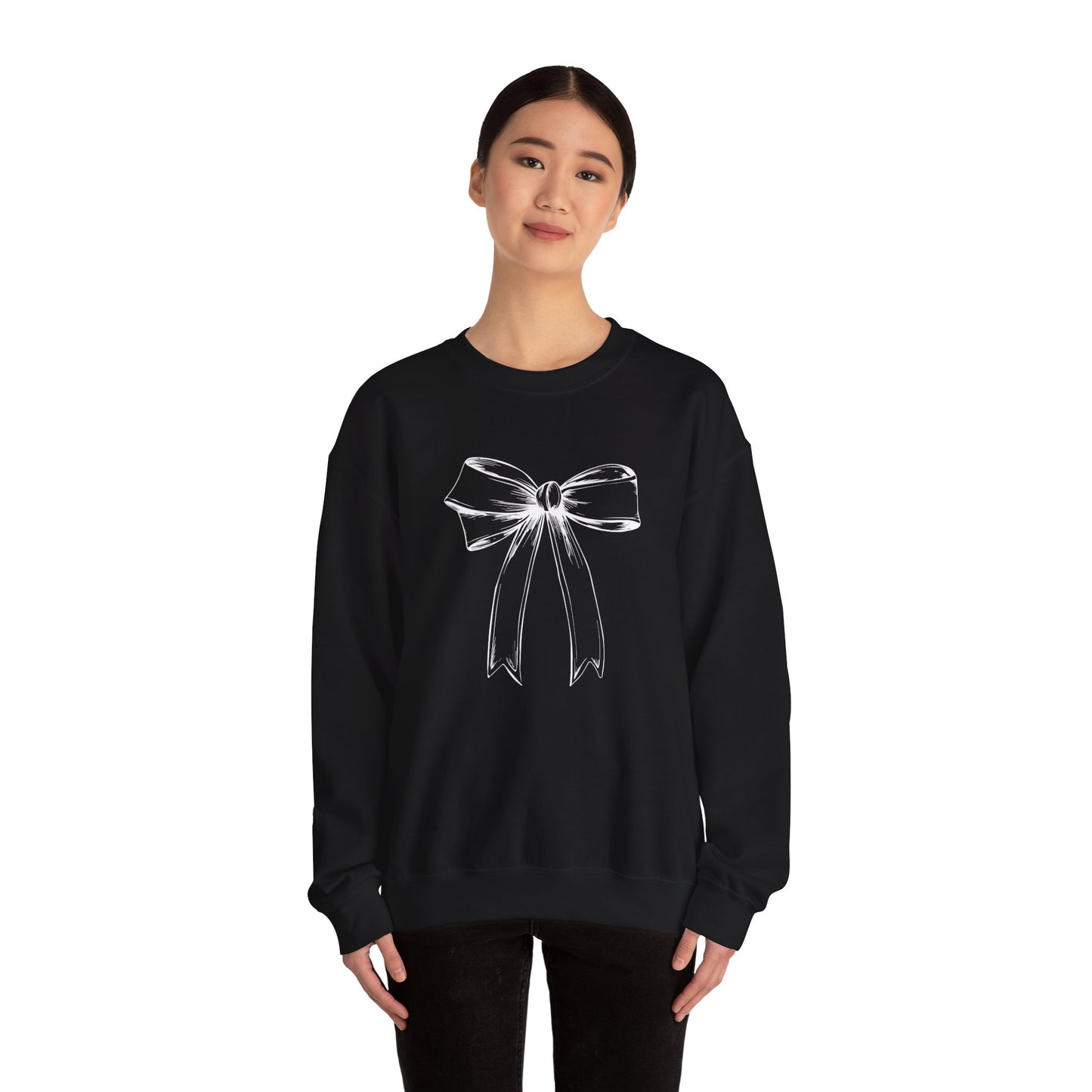 White Bow Sweatshirt