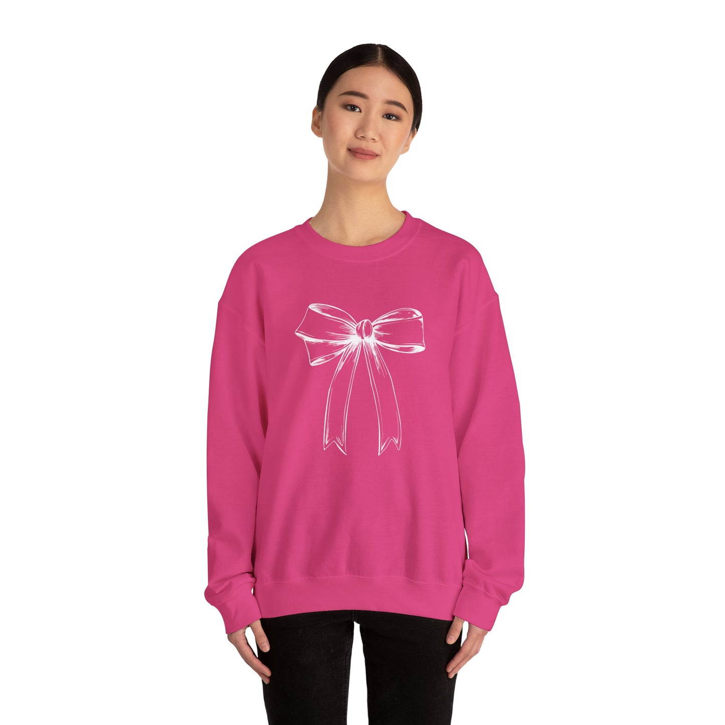 White Bow Sweatshirt
