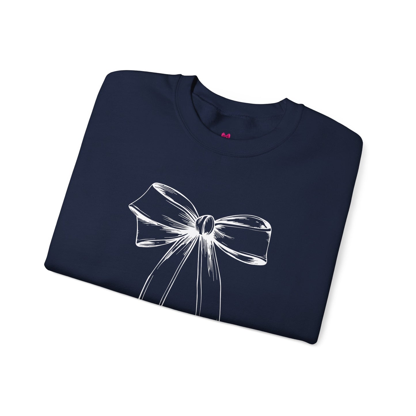 White Bow Sweatshirt