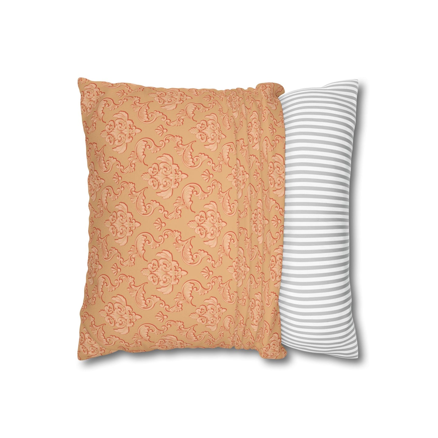 Whistledown Dream Pillow Case-Yellow Damask Suede