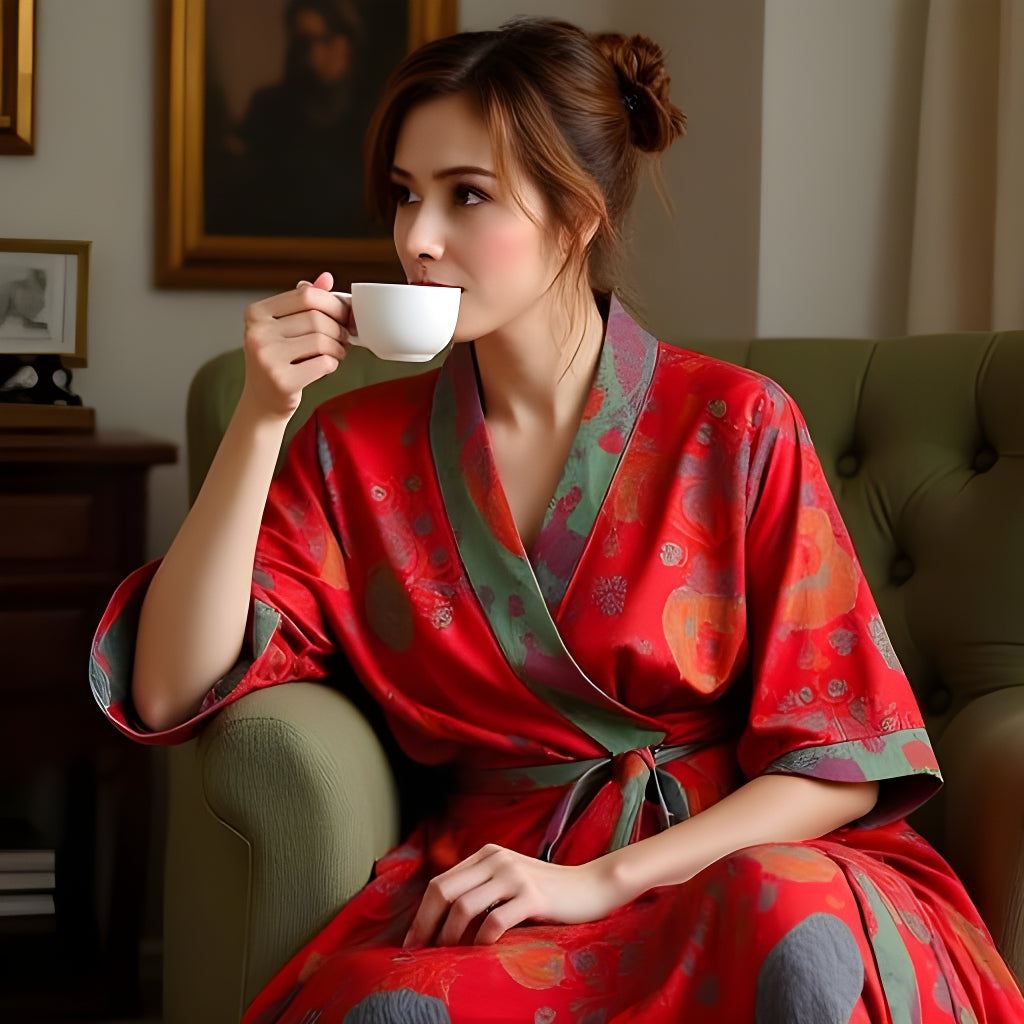 Floral Robe
