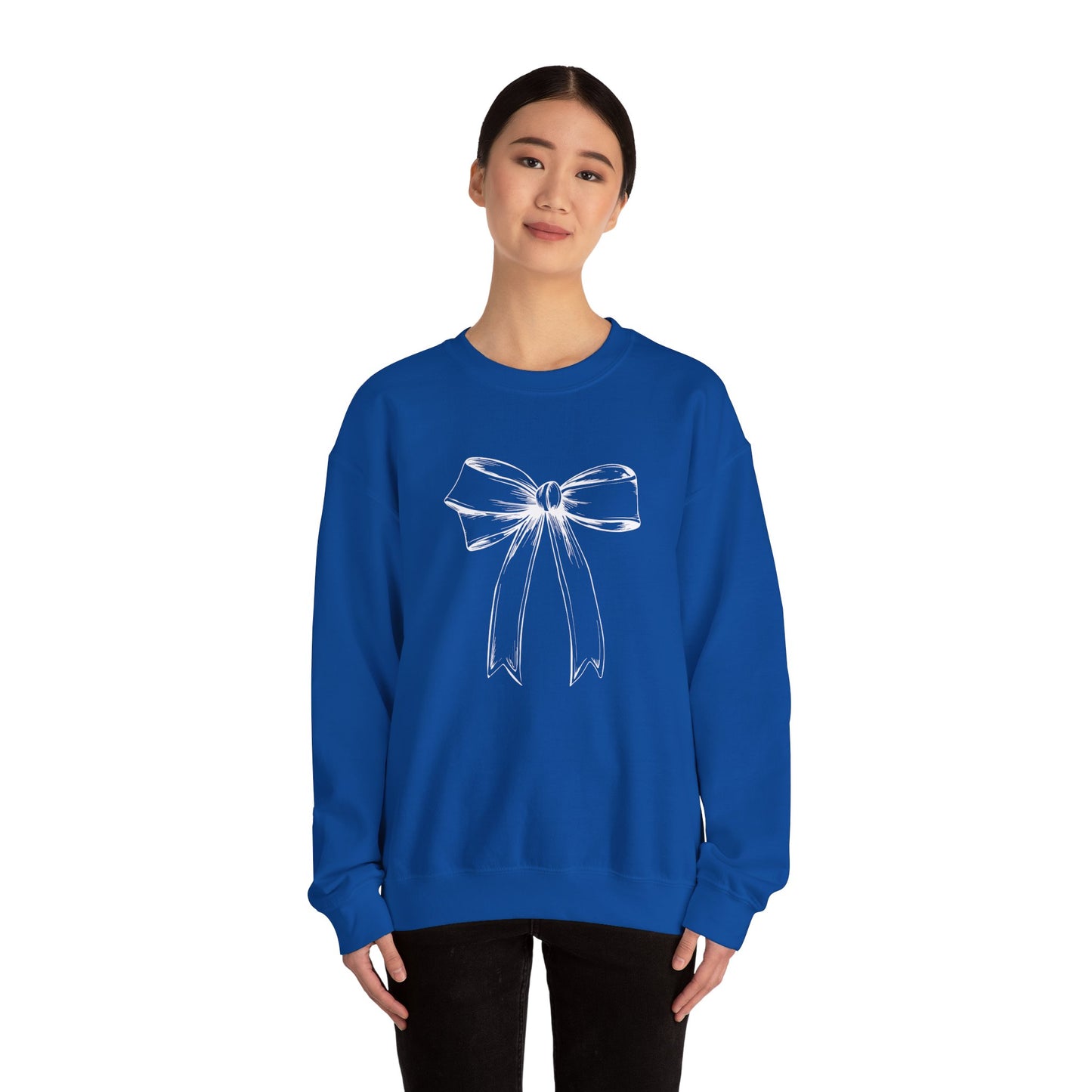 White Bow Sweatshirt