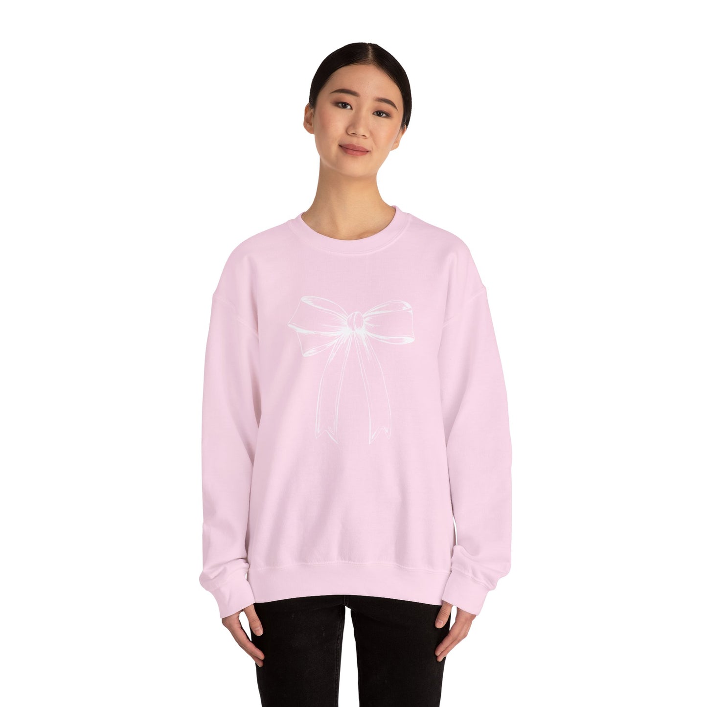 White Bow Sweatshirt