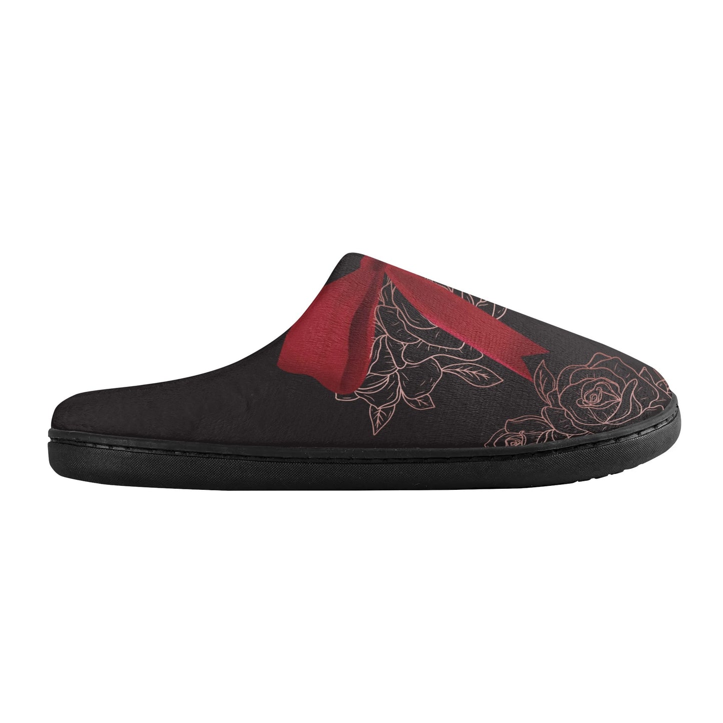 Whistledown Whisper Slippers-Red bow