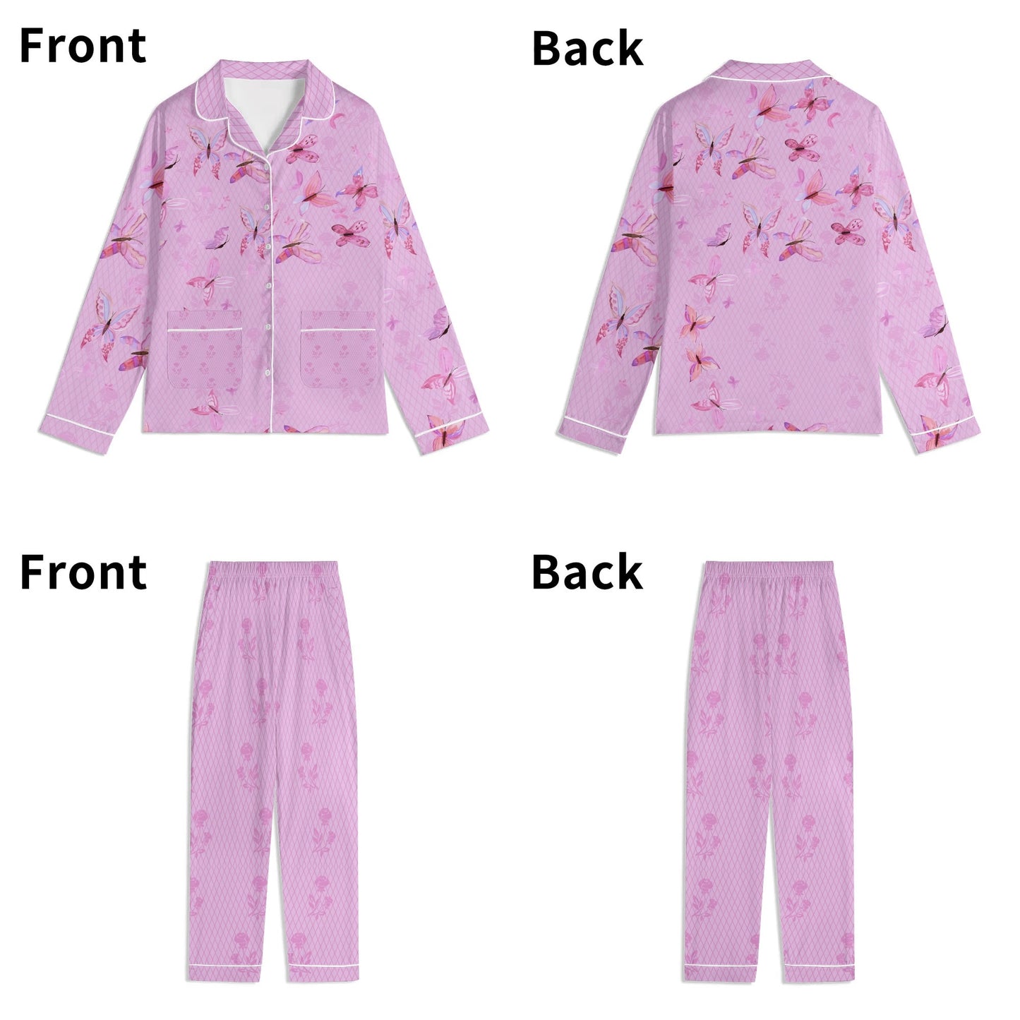 Blooming Nights PJ set-Butterflies