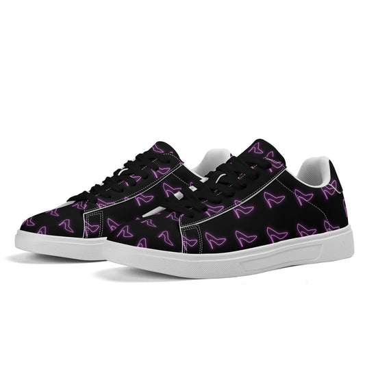 Purple Heels-Blck