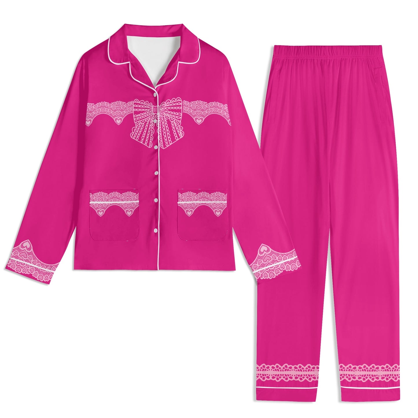 Lace Bows PJ set