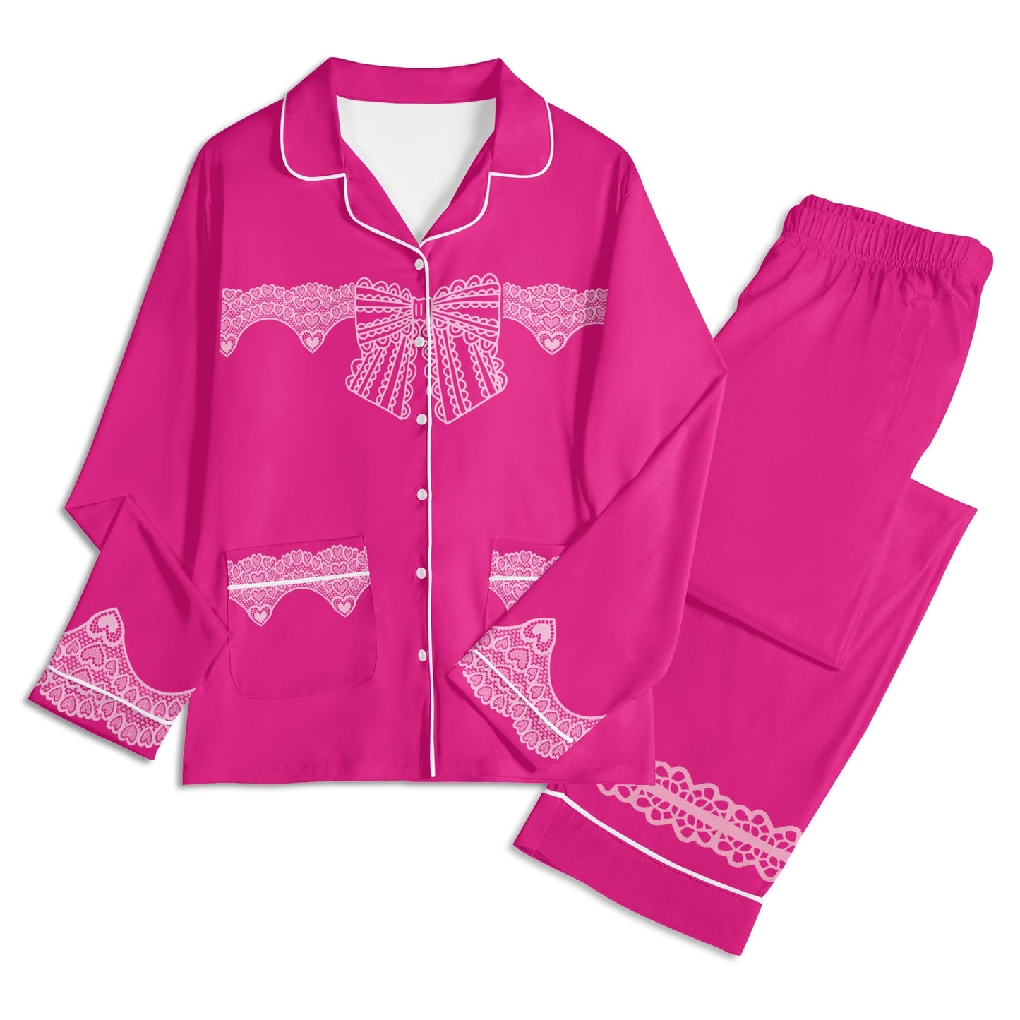 Lace Bows PJ set