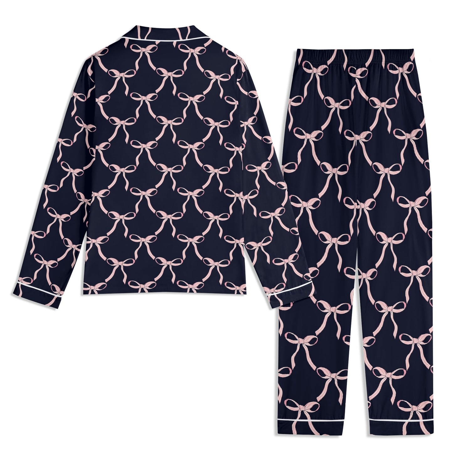 Black Pink Bow PJ set