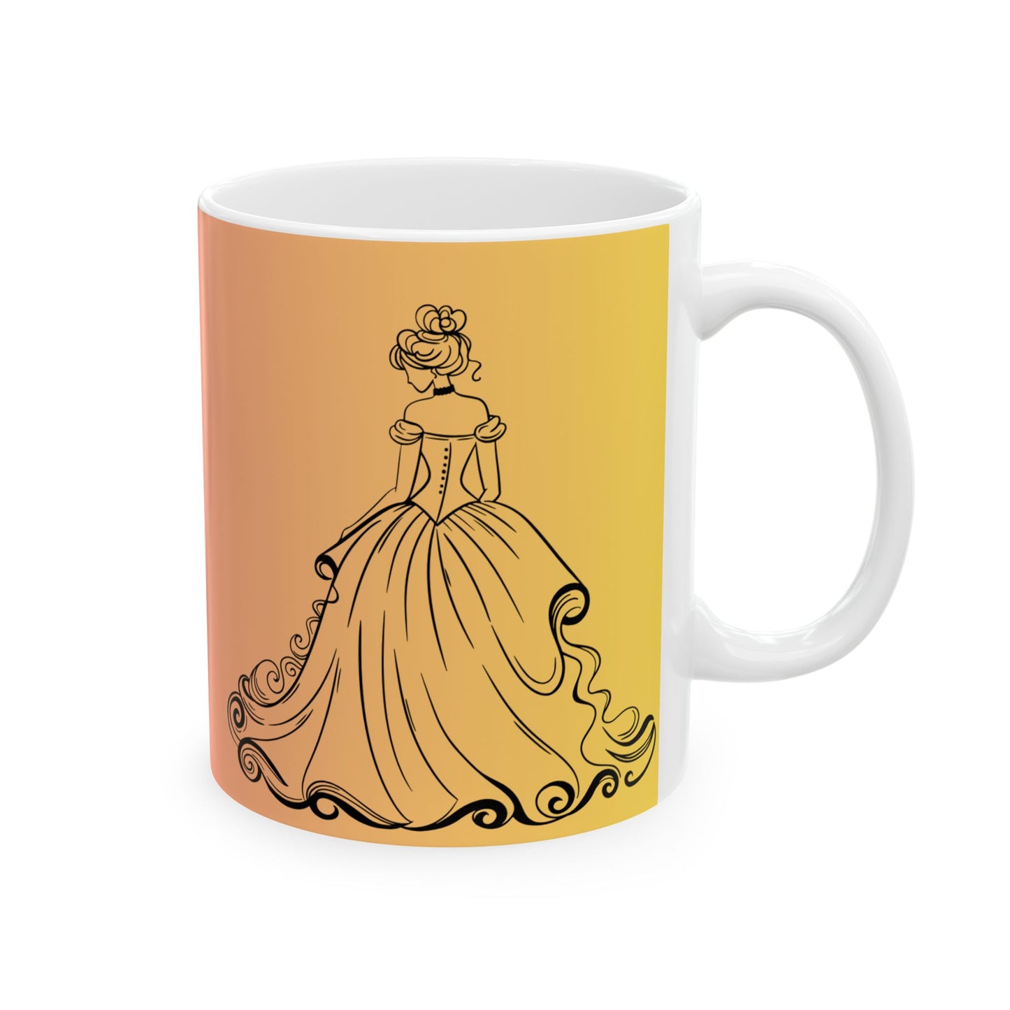 To the Ball Mug-Pink and Yellow