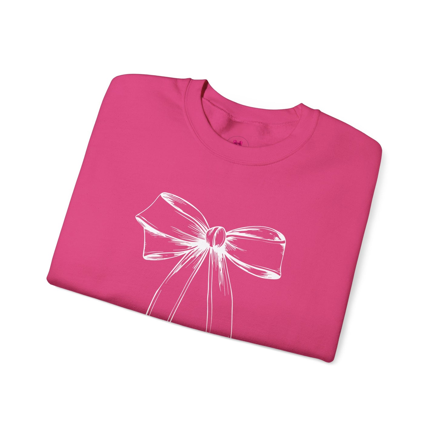 White Bow Sweatshirt