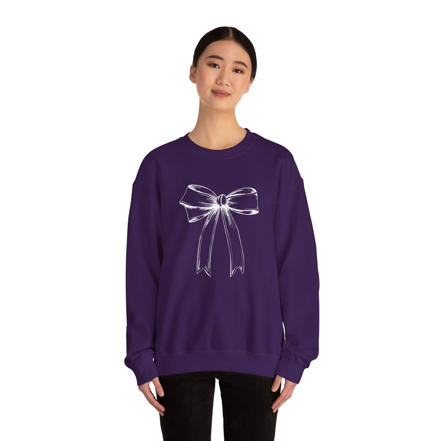 White Bow Sweatshirt