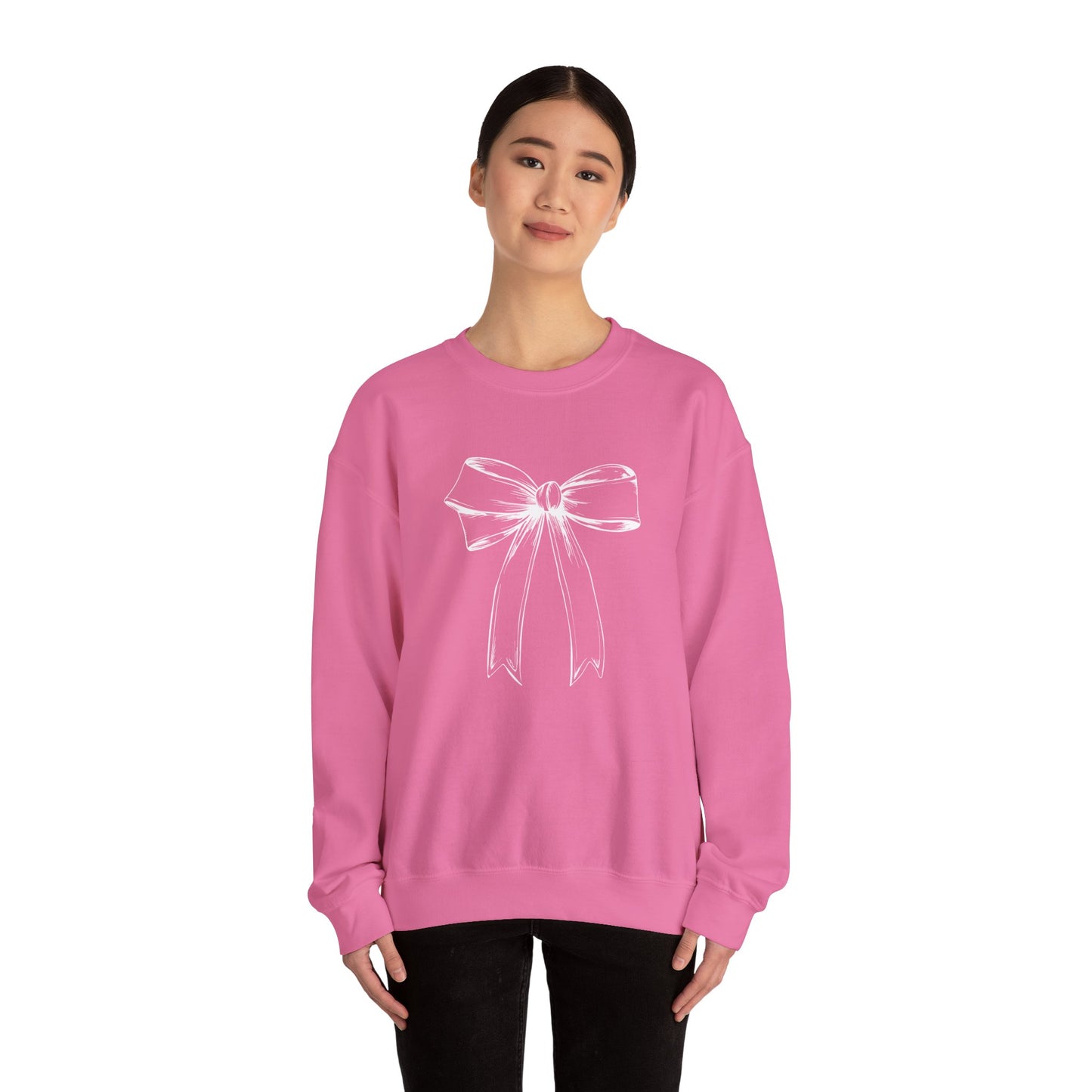 White Bow Sweatshirt