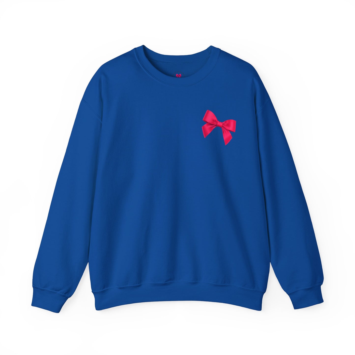 Hot Pink Bow Sweatshirt