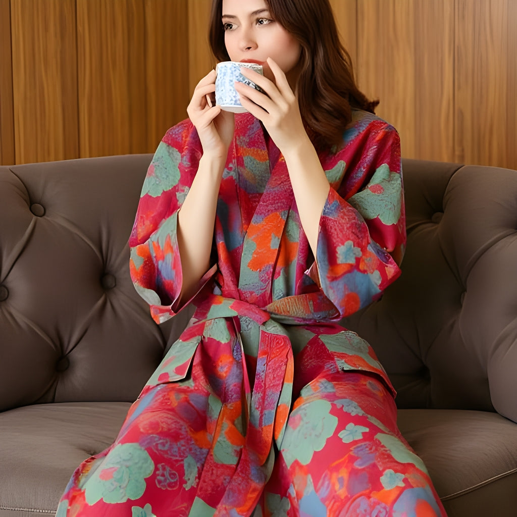 Floral Robe