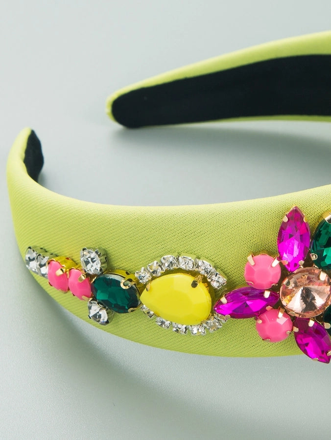 Flower crystal Baroque Headband