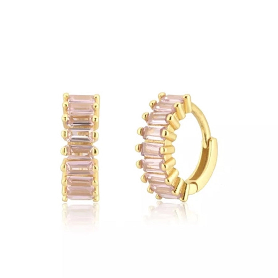 Pink Heart Drop Earrings