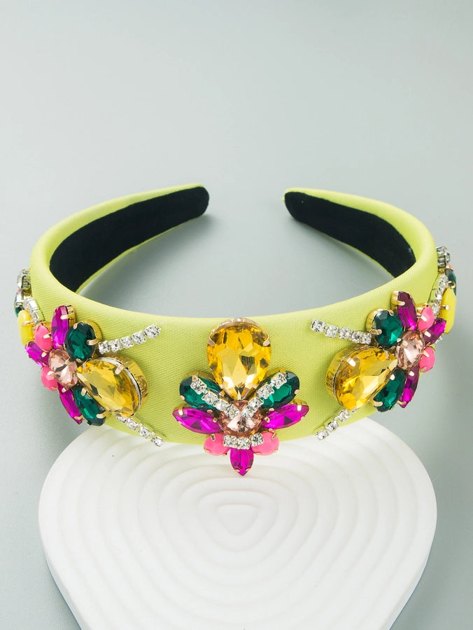 Flower crystal Baroque Headband
