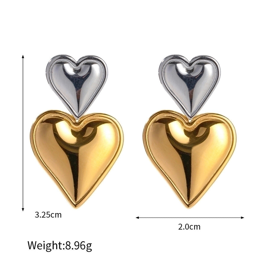 Heart Drop Earrings