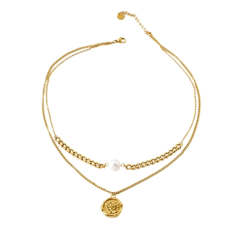 Layered Flower Necklace