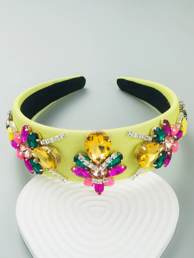 Flower crystal Baroque Headband
