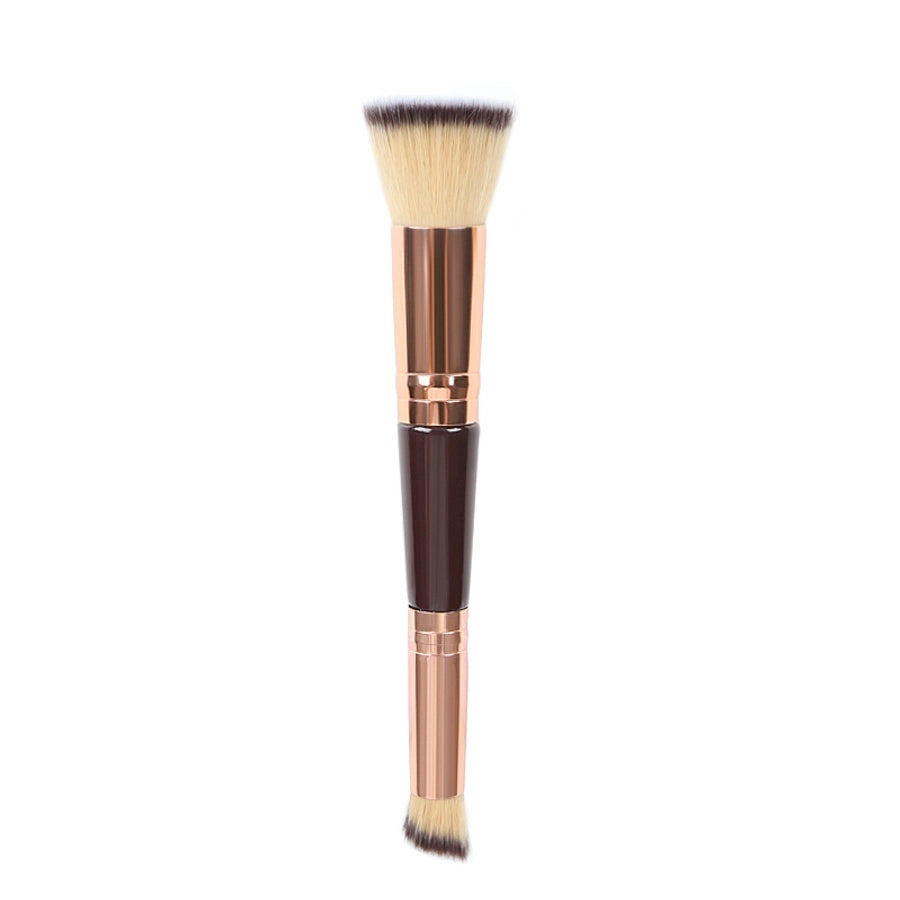 Wooden makeup brush