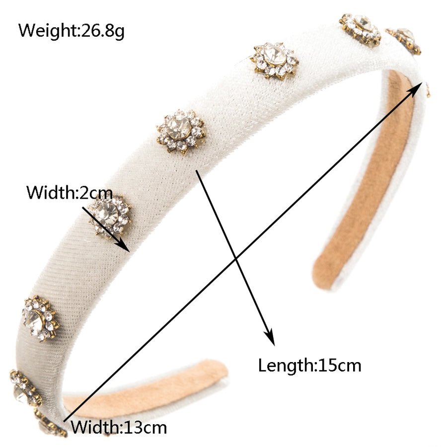 Flower Rhinestone Hair band